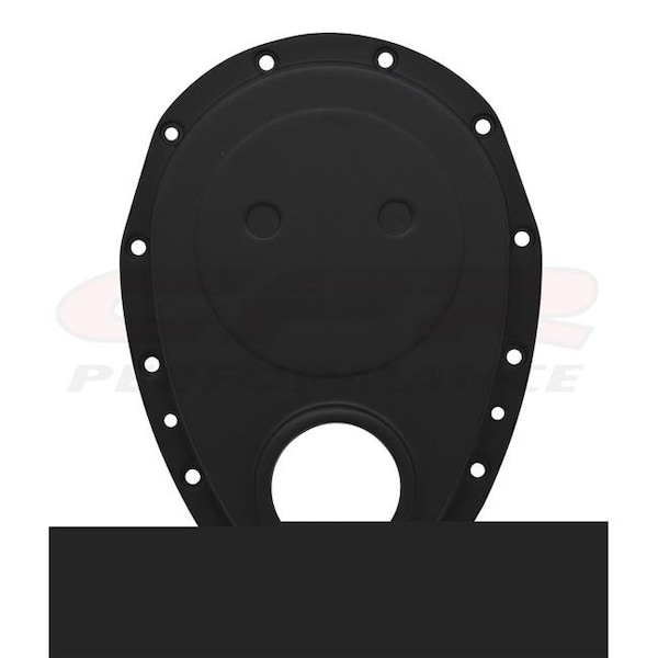 Cfr Performance CFR HZ-6010-PBK Aluminum Chevy Sb 283-305-327-350-400 Timing Chain Cover - Black HZ-6010-PBK - main